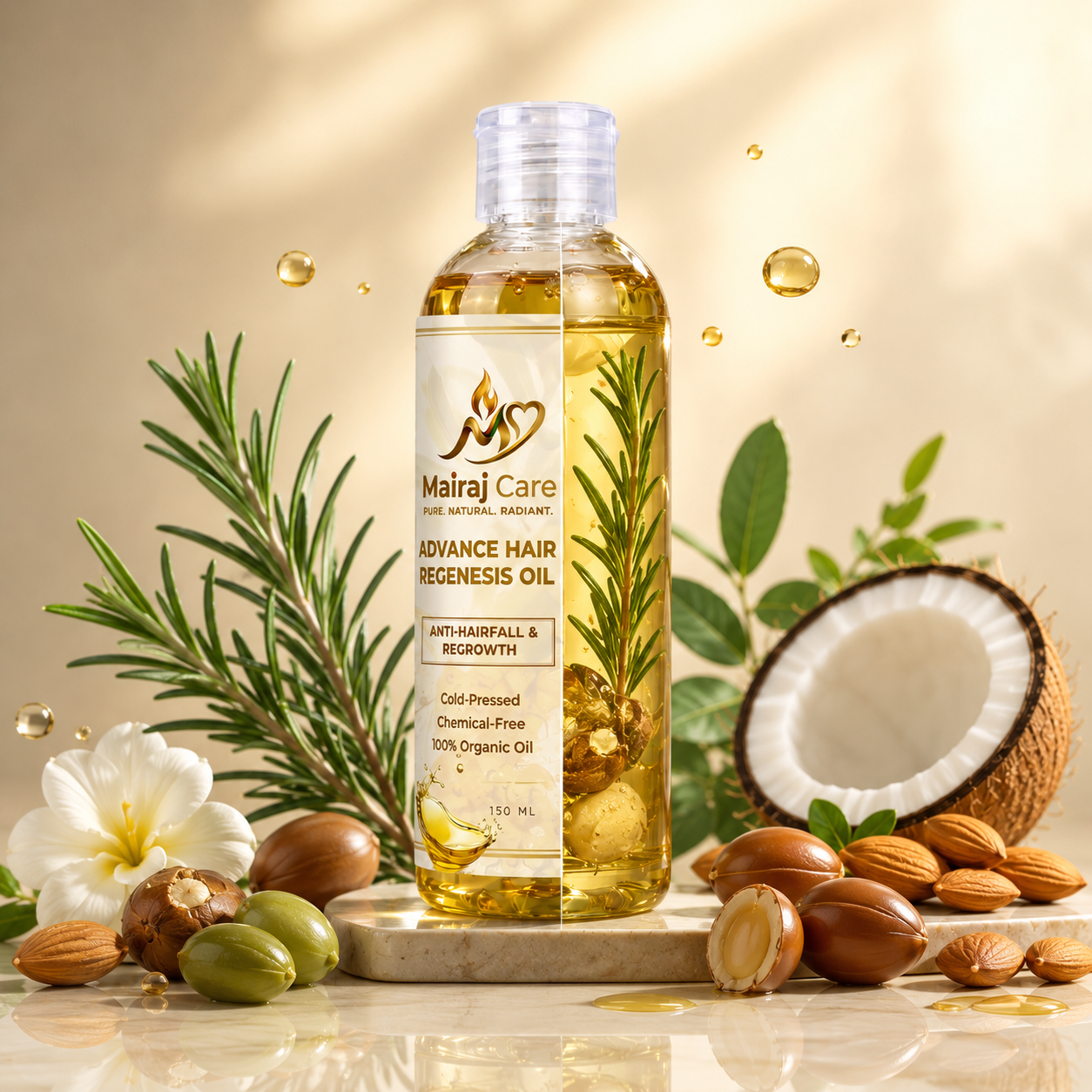Advance Regenesis Organic Hair Oil For Hairfall & Dandruff